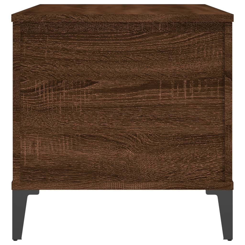 Coffee table, brown oak, 90x44.5x45 cm, composite wood