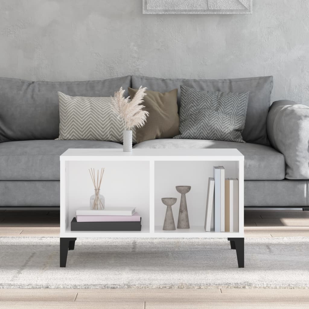 Coffee table, white, 60x50x36.5 cm, composite wood