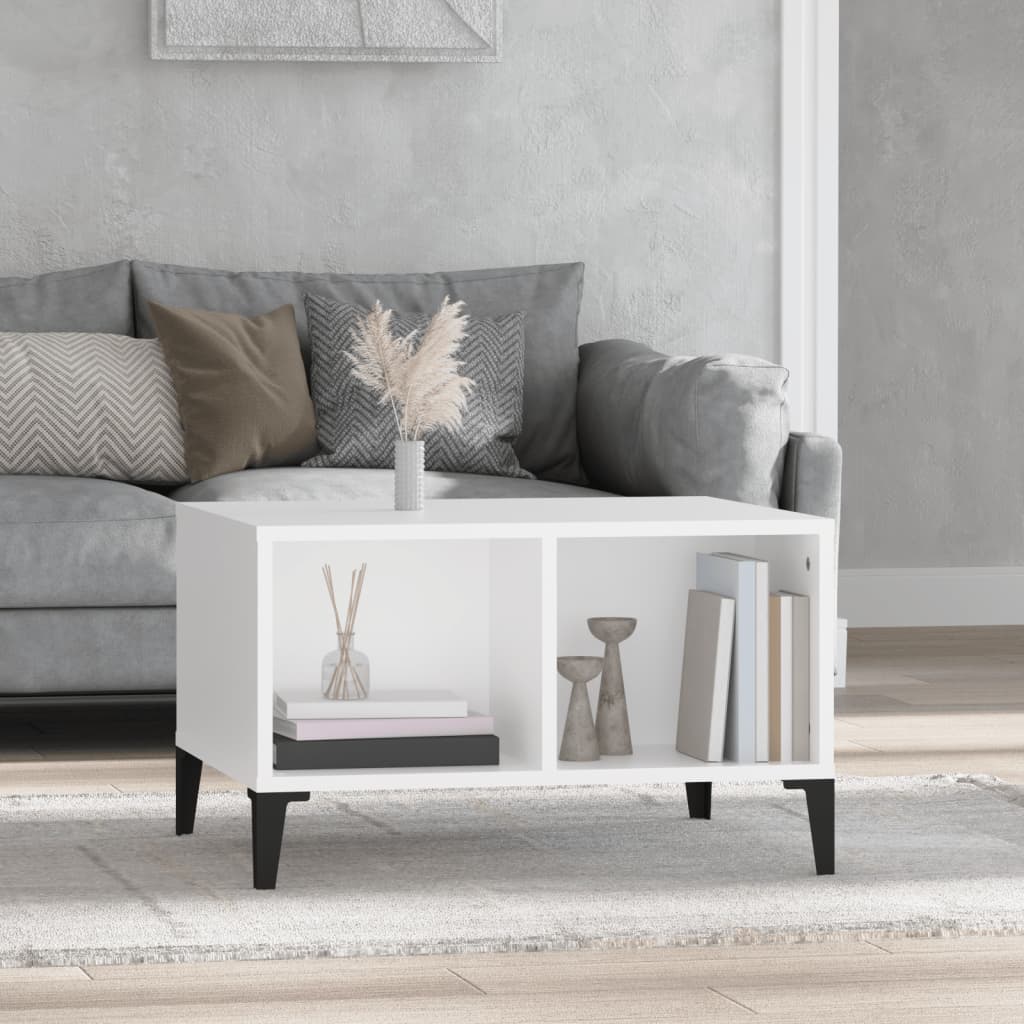 Coffee table, white, 60x50x36.5 cm, composite wood