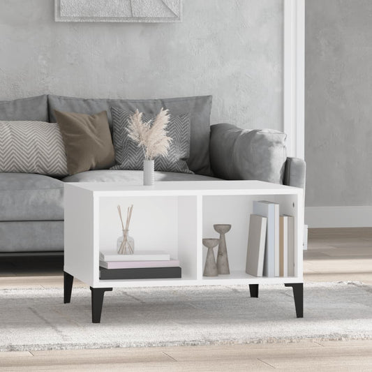 Coffee table, white, 60x50x36.5 cm, composite wood