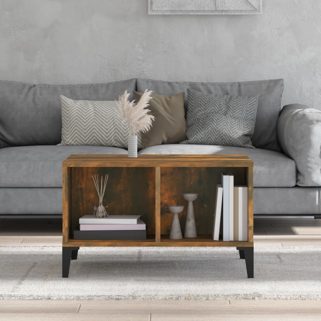 Coffee table, smoky oak, 60x50x36.5 cm, composite wood