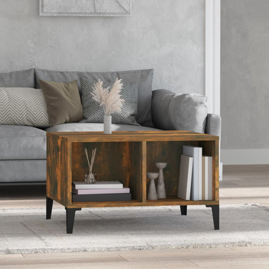 Coffee table, smoky oak, 60x50x36.5 cm, composite wood