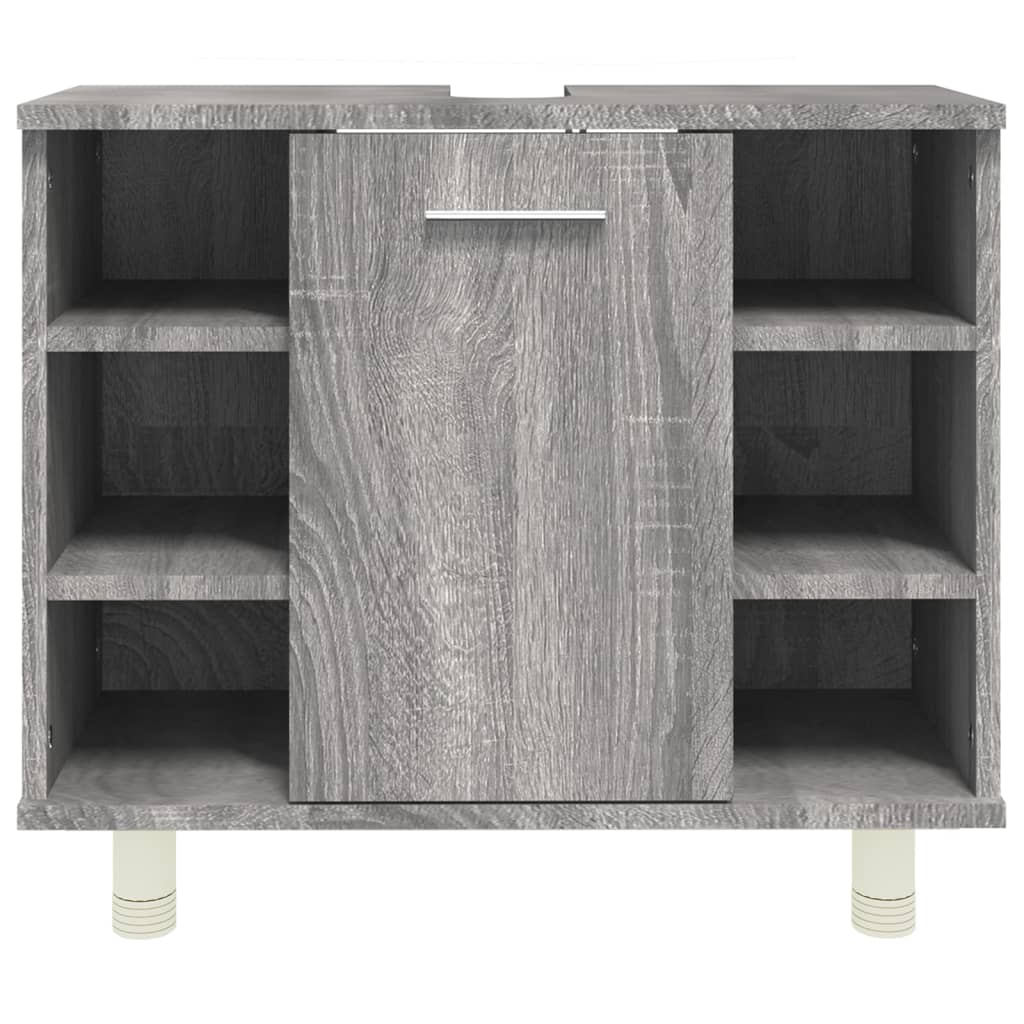 Bathroom cabinet, sonoma grey, 60x32x53.5 cm, composite wood