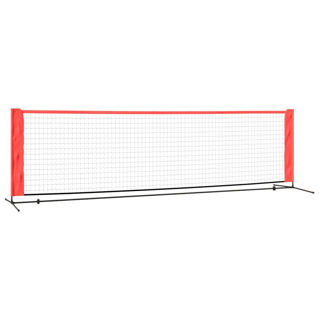 Tennis net, black and red, 300x100x87 cm, polyester