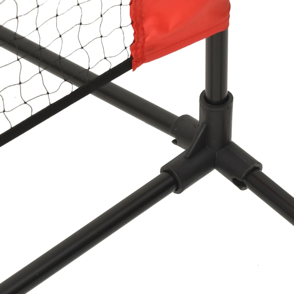 Tennis net, black and red, 300x100x87 cm, polyester