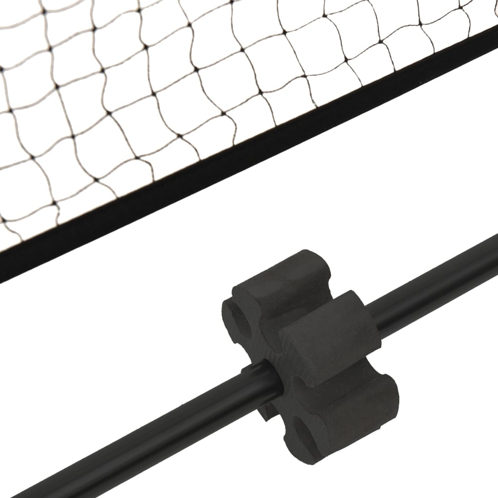 Tennis net, black and red, 300x100x87 cm, polyester