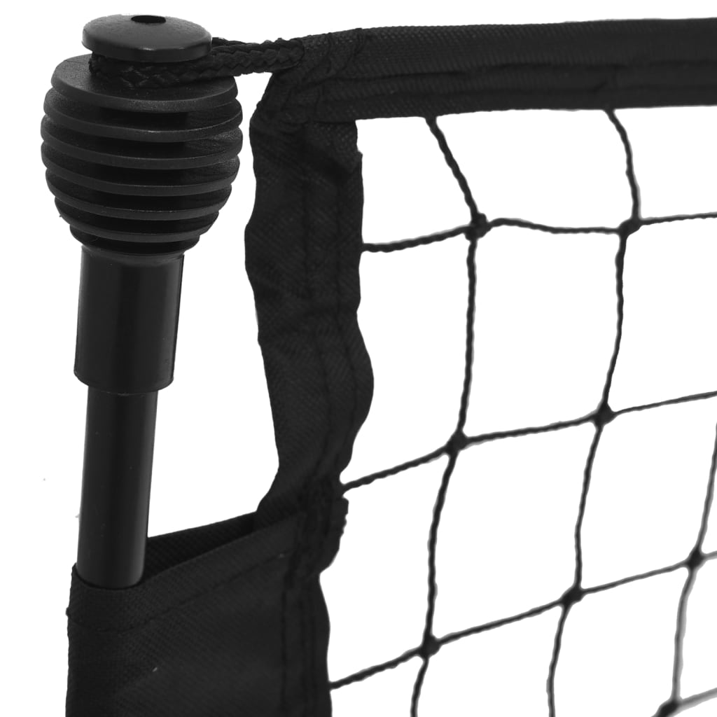 Football rebounder net, black and yellow 183x85x120 cm polyester