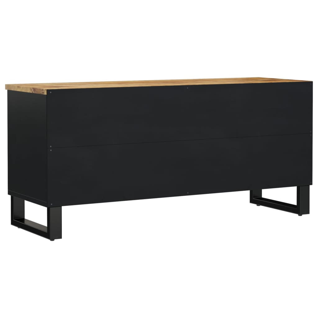 Dulap TV, 100x33x46 cm, lemn masiv de mango și lemn prelucrat