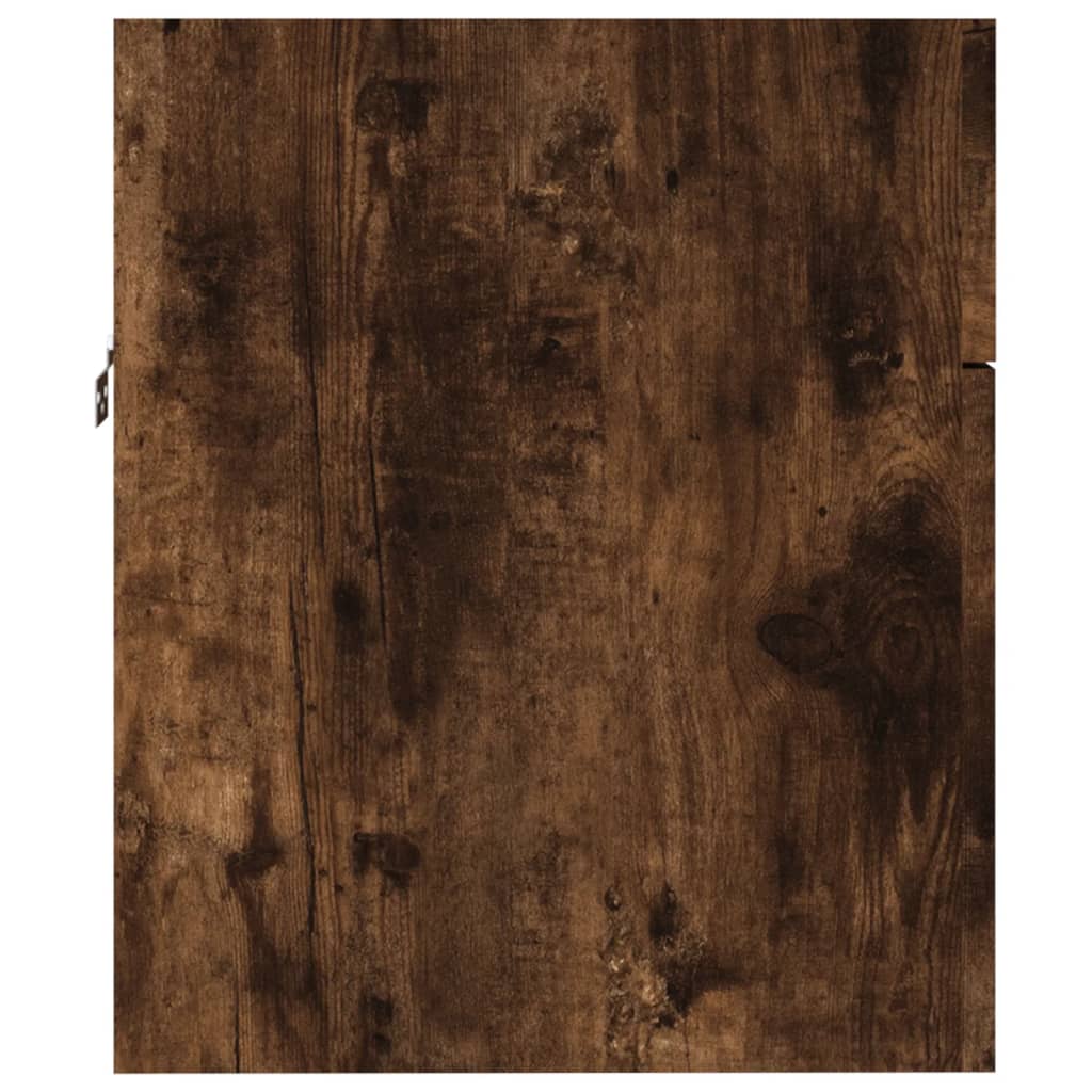 Bathroom furniture set, 2 pieces, smoky oak, processed wood