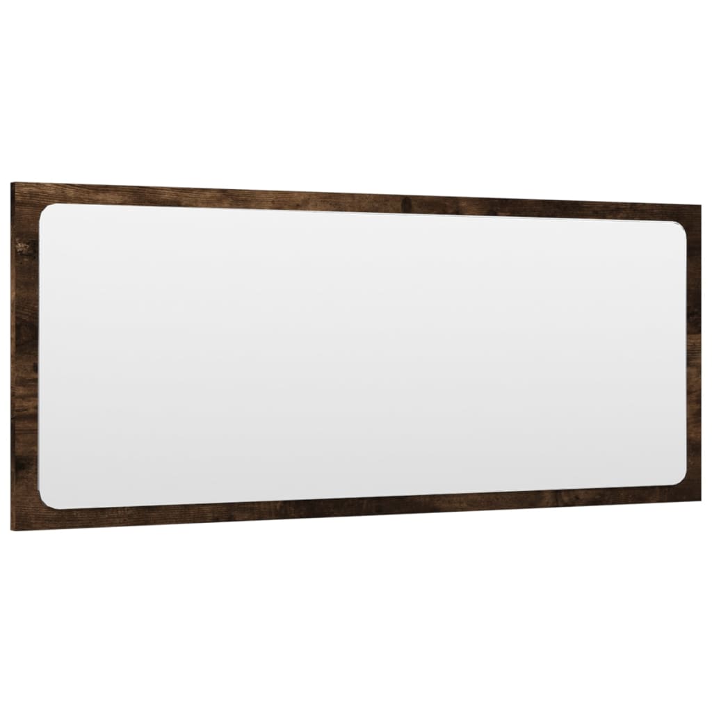 Bathroom furniture set, 2 pieces, smoky oak, processed wood