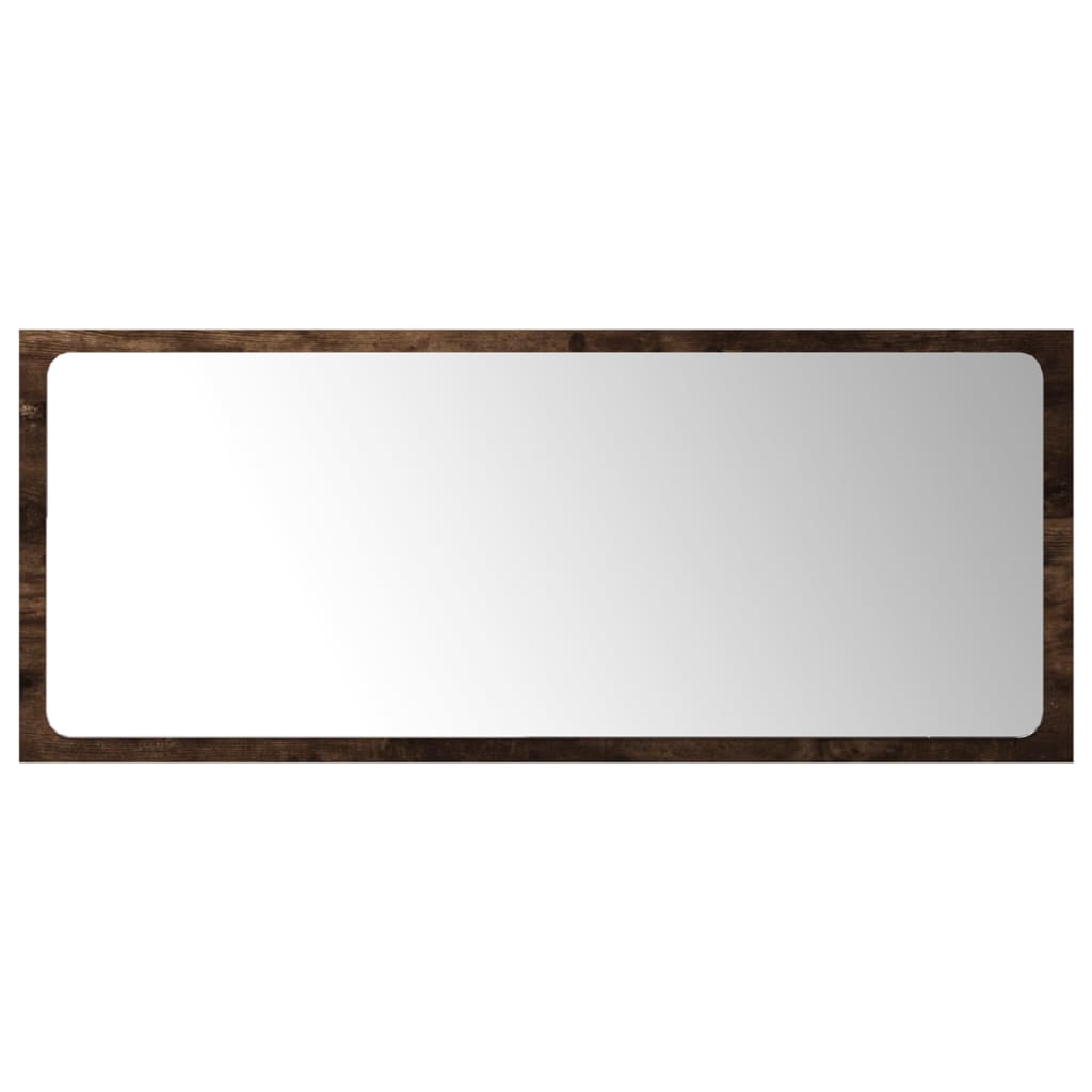 Bathroom furniture set, 2 pieces, smoky oak, processed wood