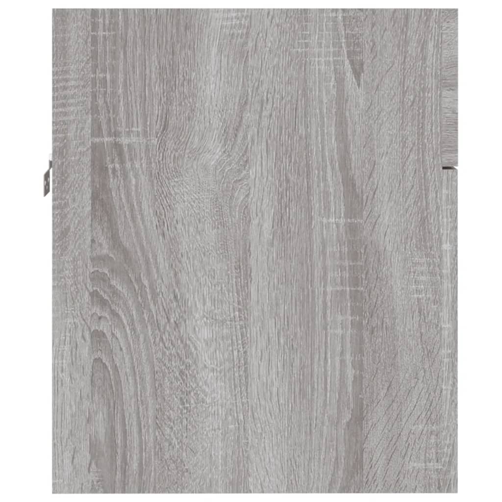 Bathroom furniture set, 2 pieces, sonoma gray, processed wood