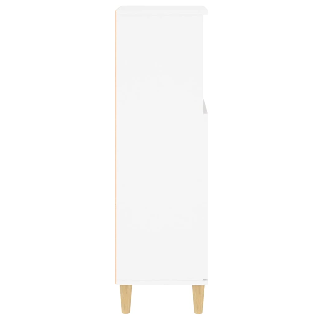 Bathroom cabinet, white, 30x30x100 cm, processed wood