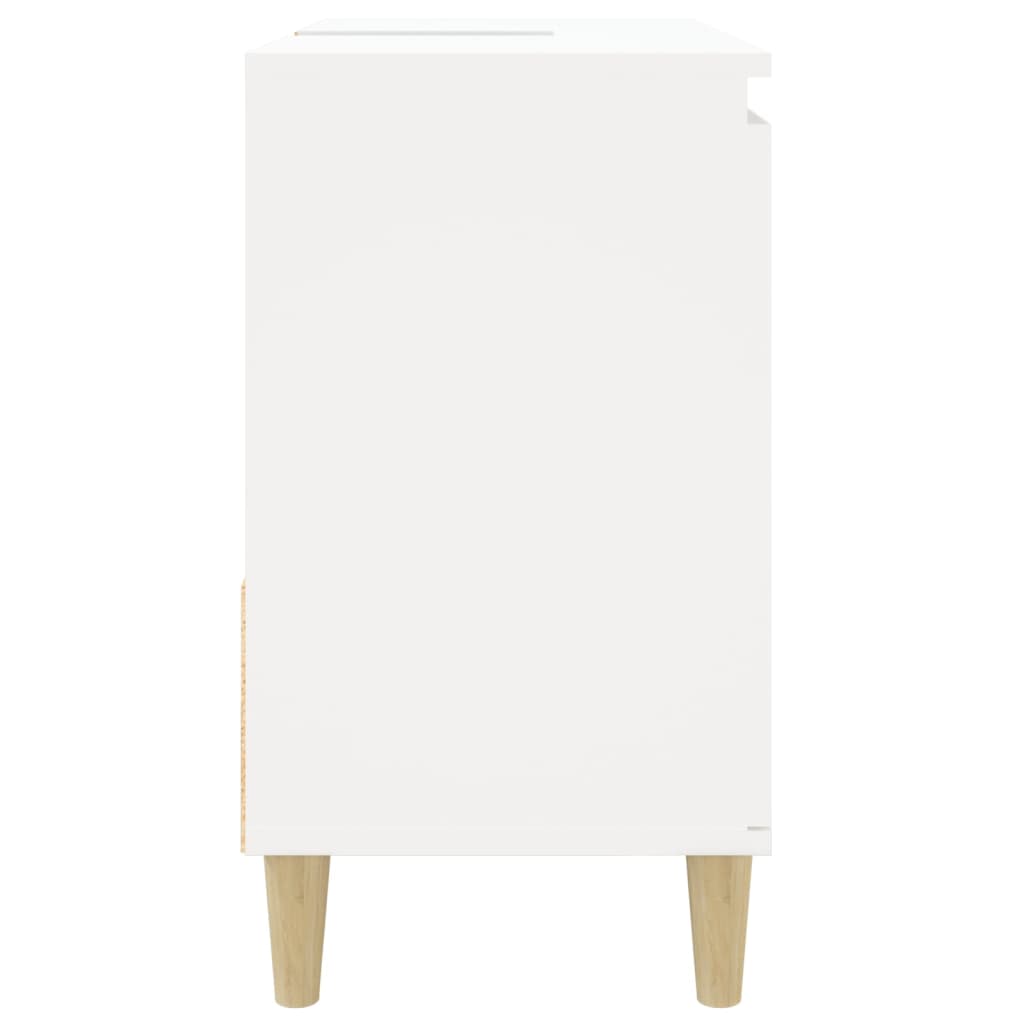 Bathroom cabinet, white, 65x33x60 cm, processed wood