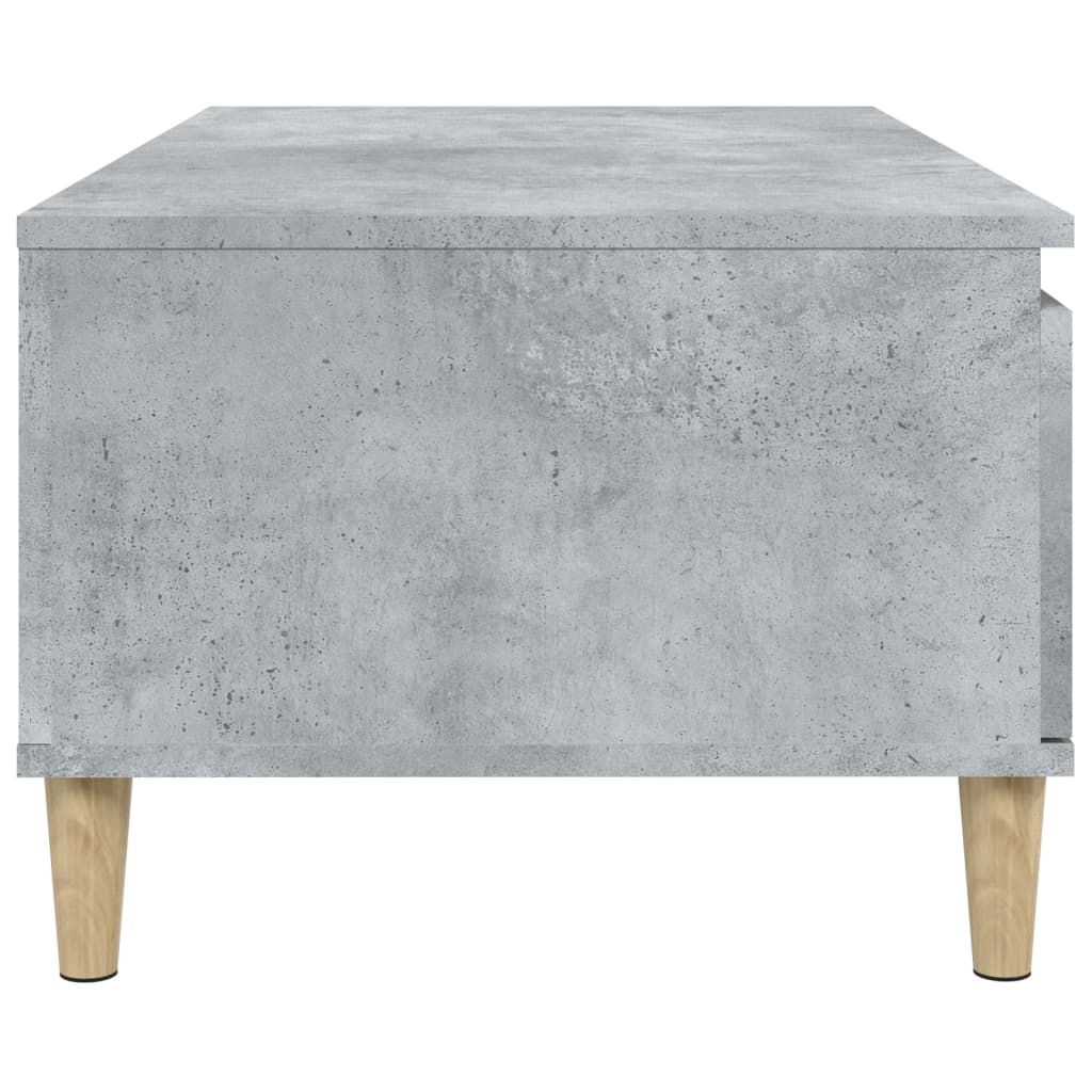 Coffee table, concrete grey, 90x50x36.5 cm, composite wood