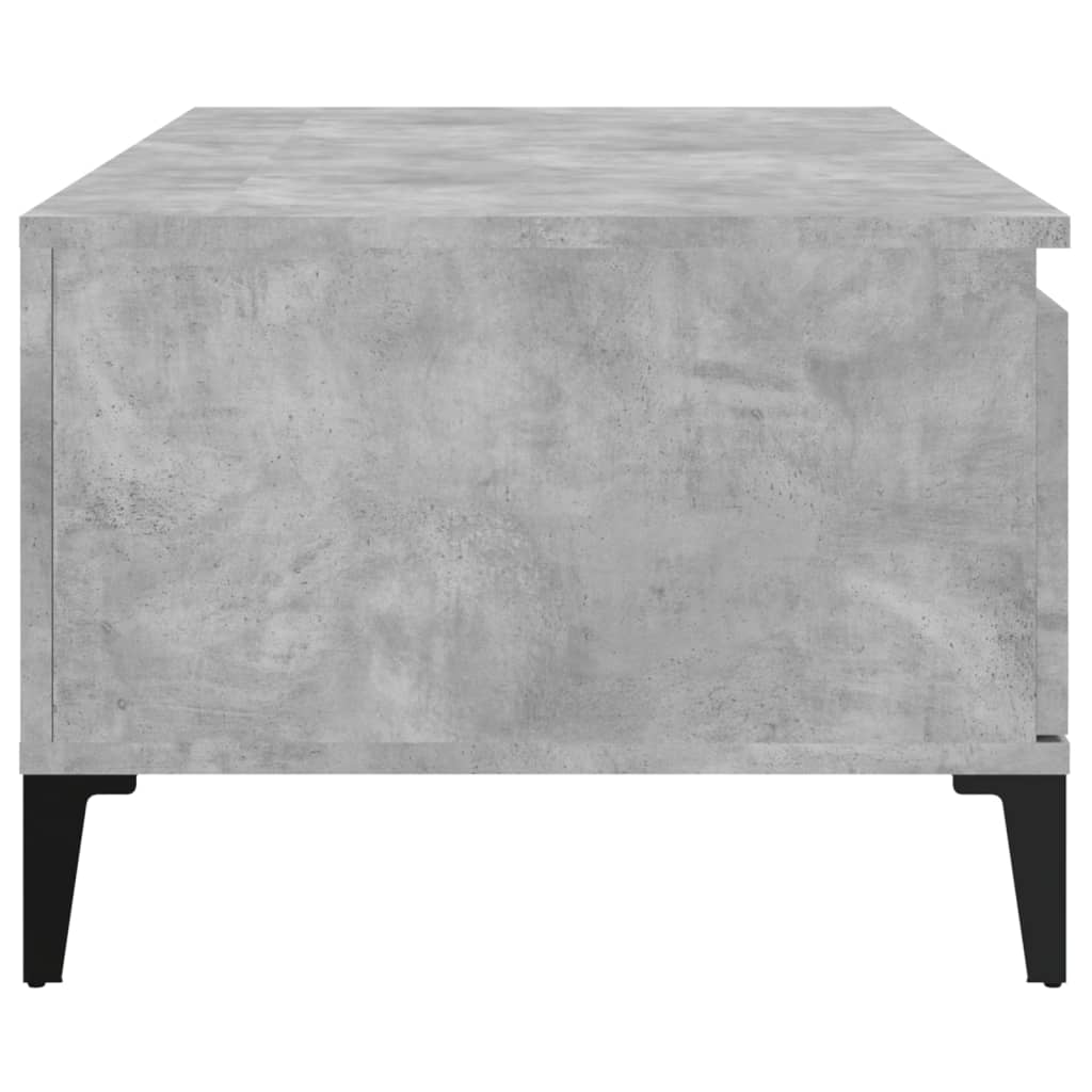Măsuță de cafea, gri beton, 90x50x36,5 cm, lemn compozit