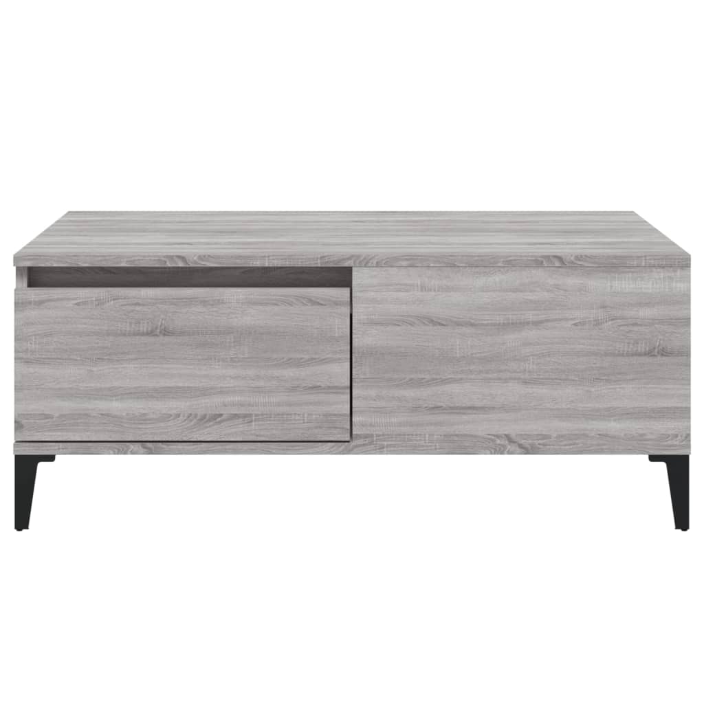 Coffee table, sonoma grey, 90x50x36.5 cm, processed wood