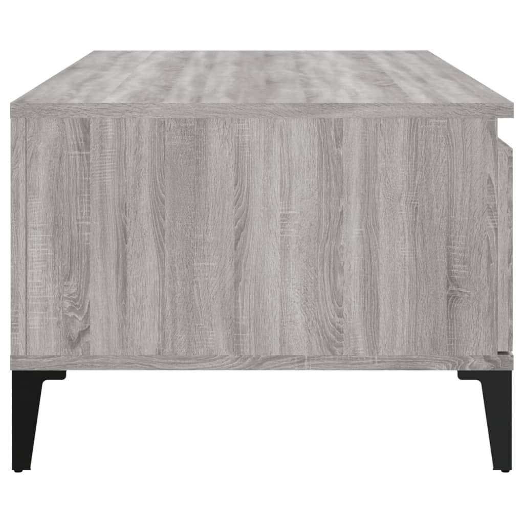 Coffee table, sonoma grey, 90x50x36.5 cm, processed wood