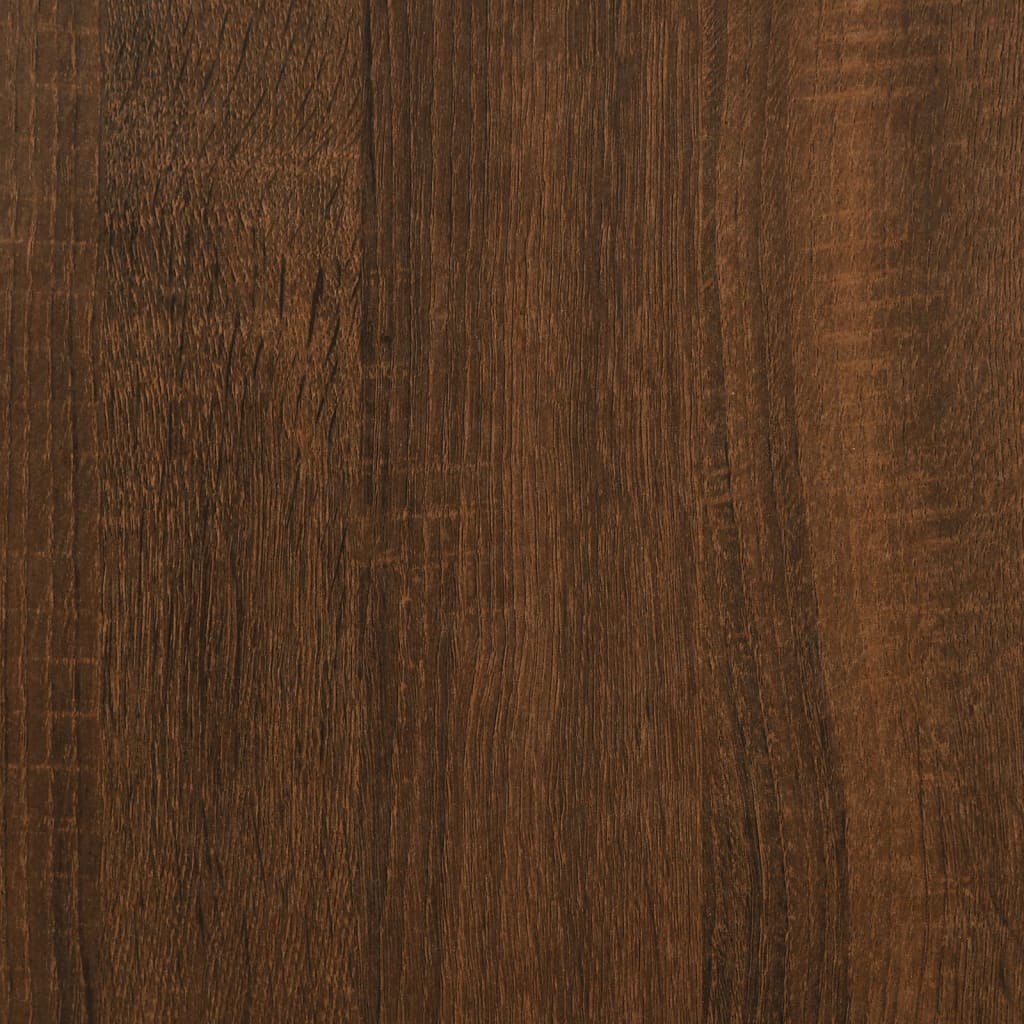 Sink cabinet, brown oak, 80x33x60 cm, processed wood