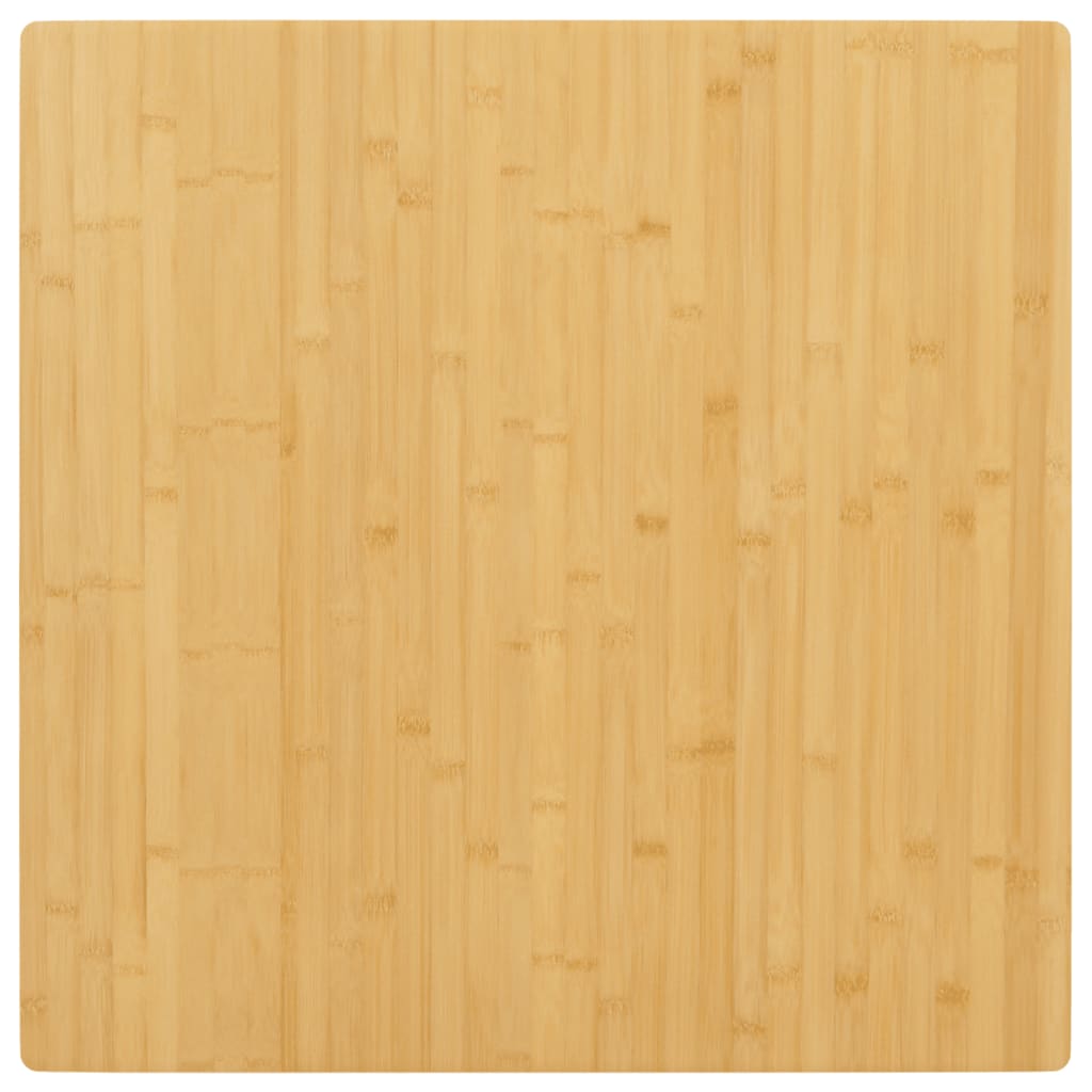 Blat de masă, 90x90x2,5 cm, bambus