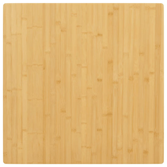Blat de masă, 90x90x2,5 cm, bambus