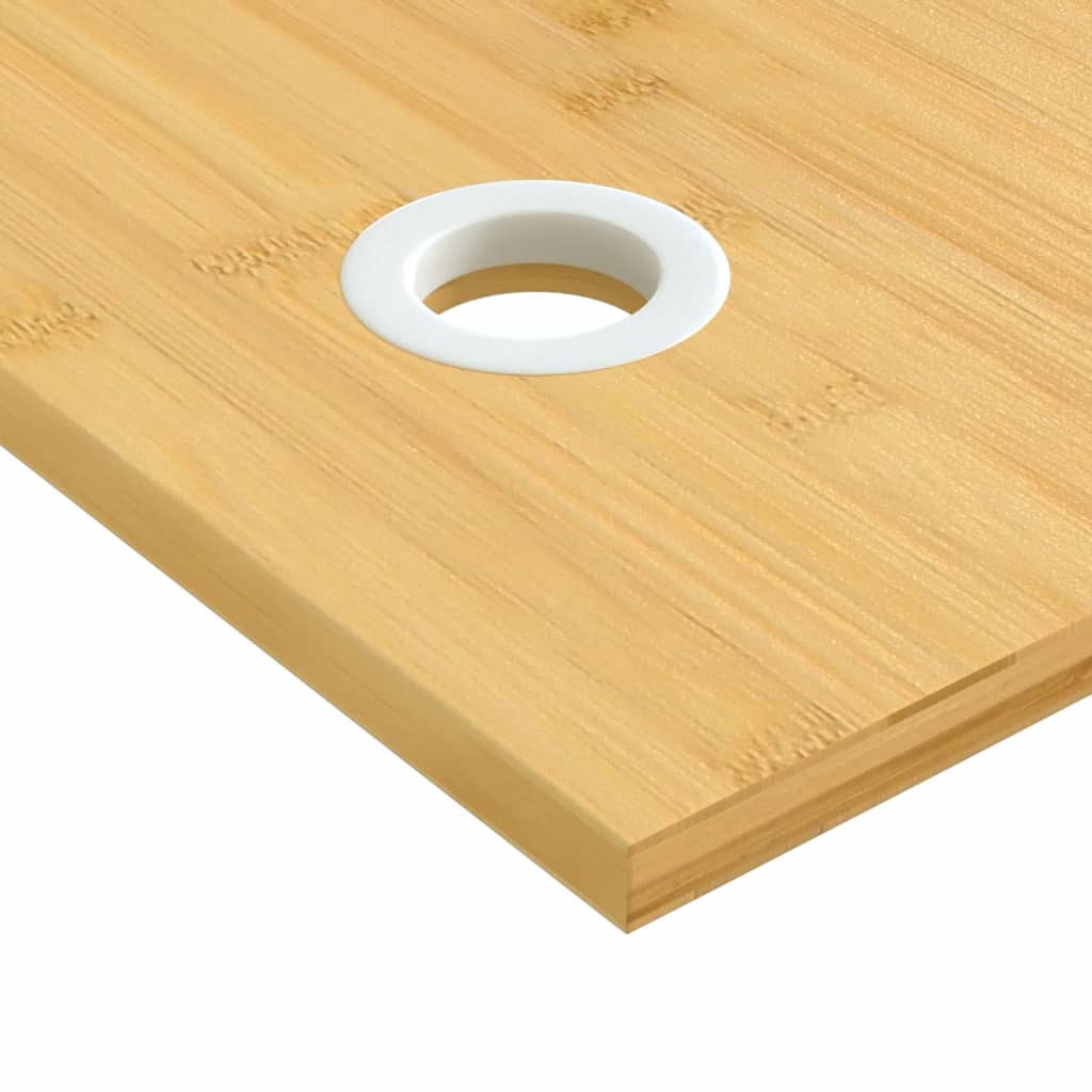 Desk, 80x40x1.5 cm, bamboo