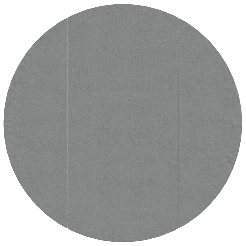 Acoperire geotextil piscină, gri deschis, Ø306 cm, poliester