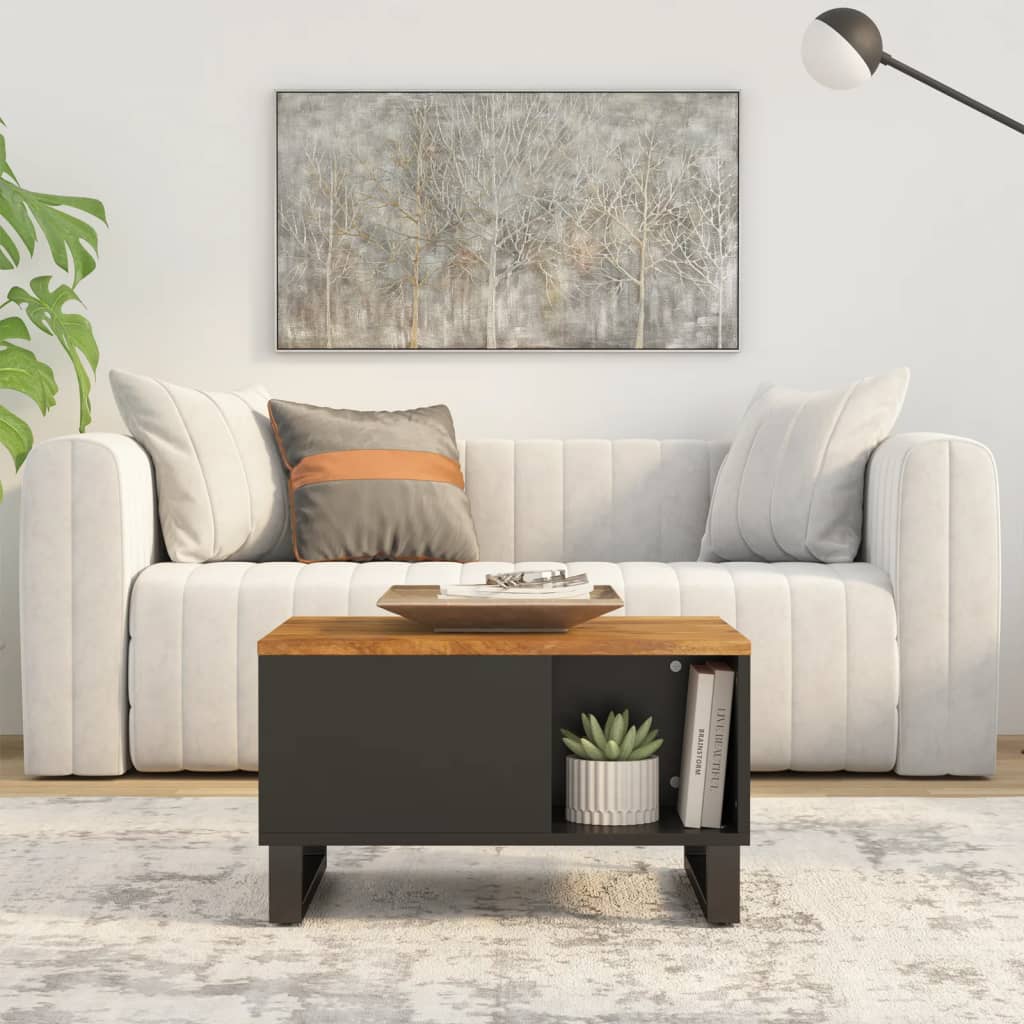 Măsuță de cafea, 60x50x35 cm, lemn masiv de mango