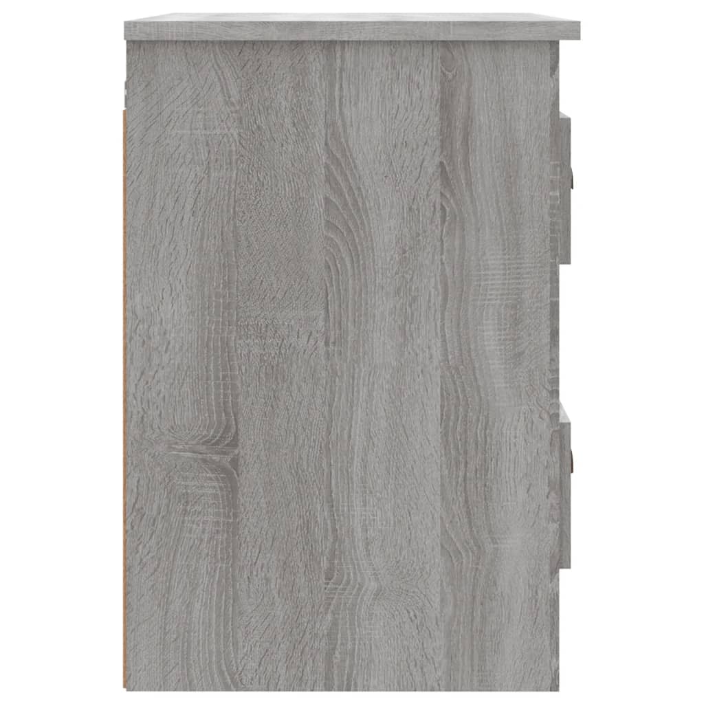 Bedside tables suspended on the wall, 2 pcs., sonoma gray, 41.5x36x53cm