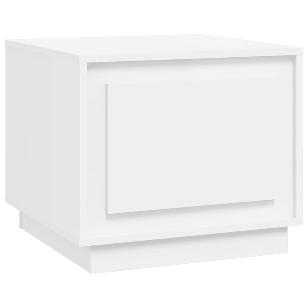 Coffee table, white, 51x50x44 cm, processed wood