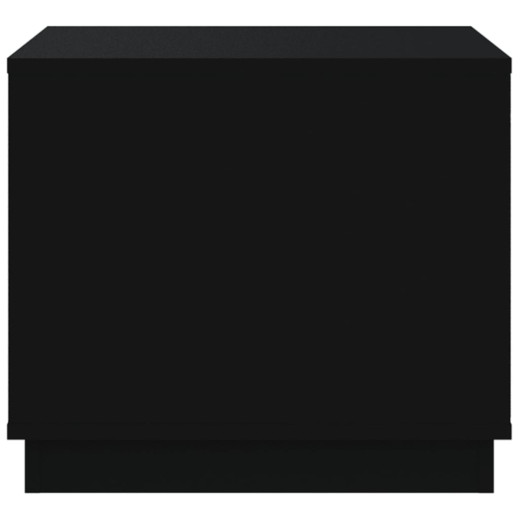 Coffee table, black, 51x50x44 cm, processed wood