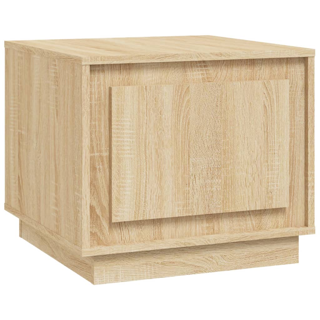 Coffee table, sonoma oak, 51x50x44 cm, processed wood
