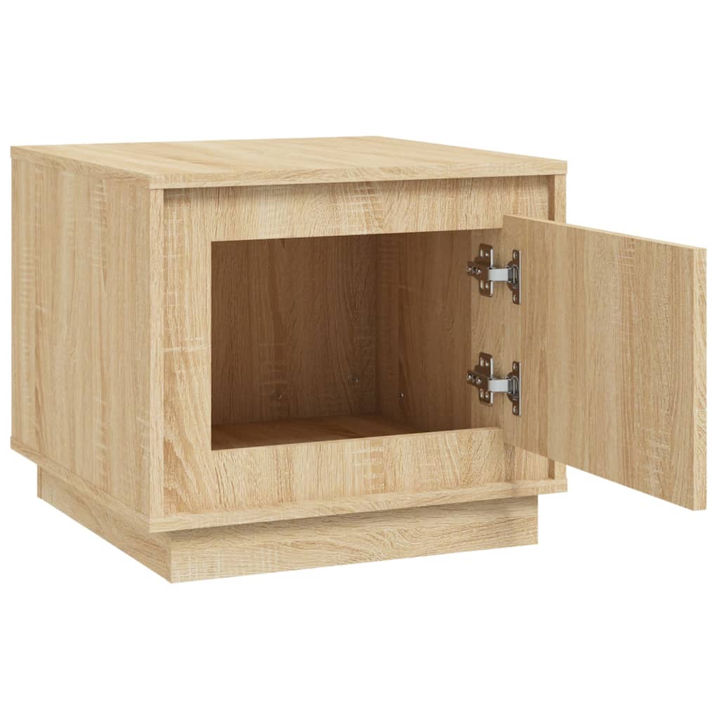 Coffee table, sonoma oak, 51x50x44 cm, processed wood