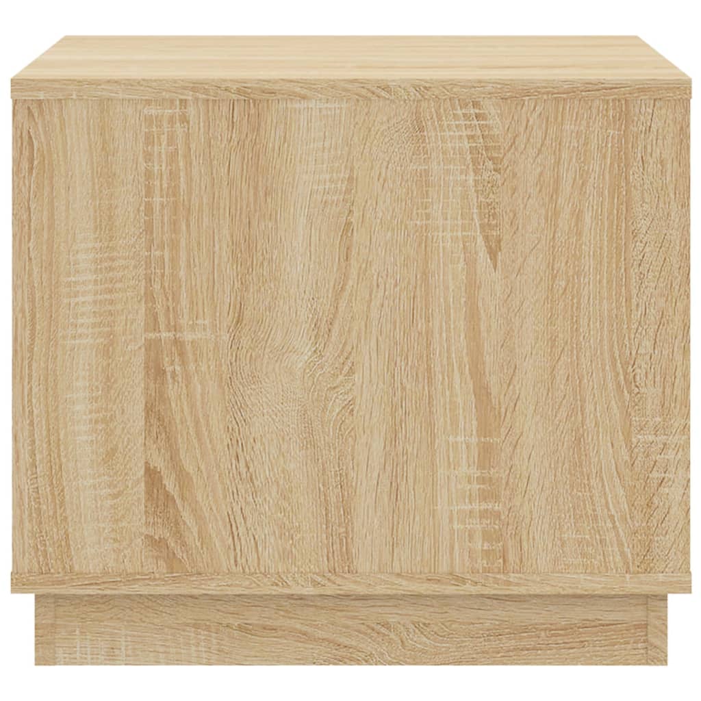 Coffee table, sonoma oak, 51x50x44 cm, processed wood