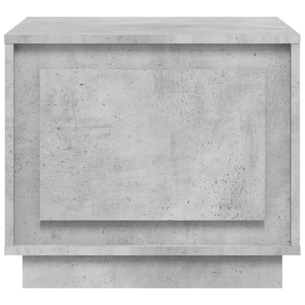 Coffee table, concrete gray, 51x50x44 cm, processed wood