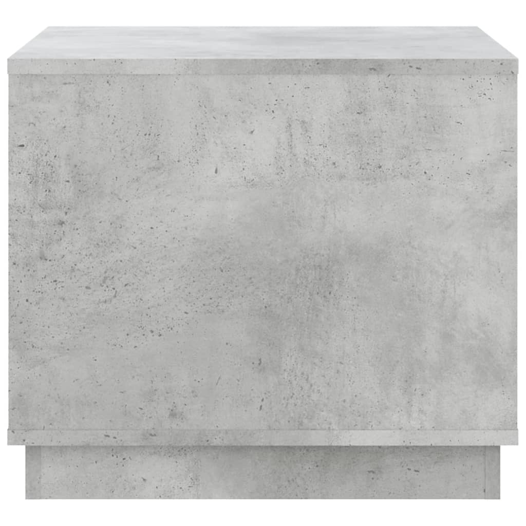 Coffee table, concrete gray, 51x50x44 cm, processed wood