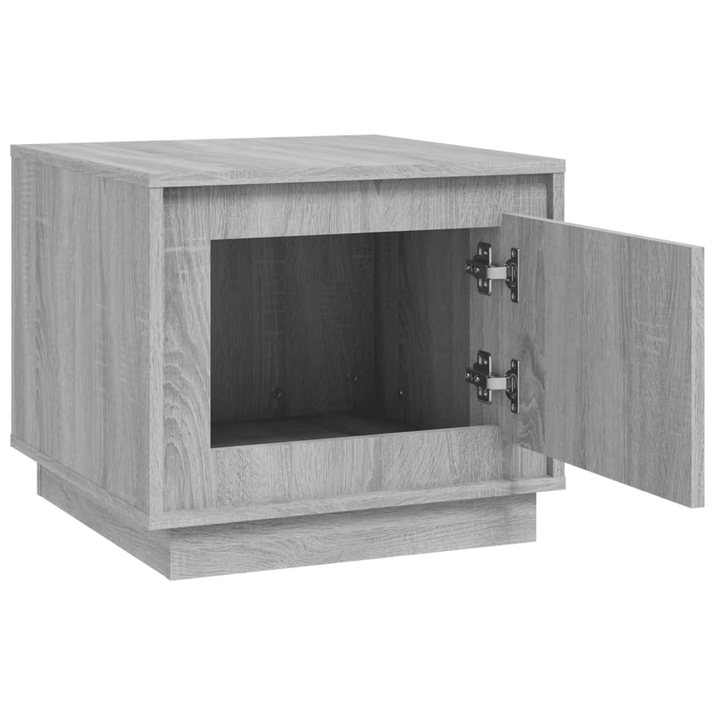 Coffee table, sonoma grey, 51x50x44 cm, processed wood