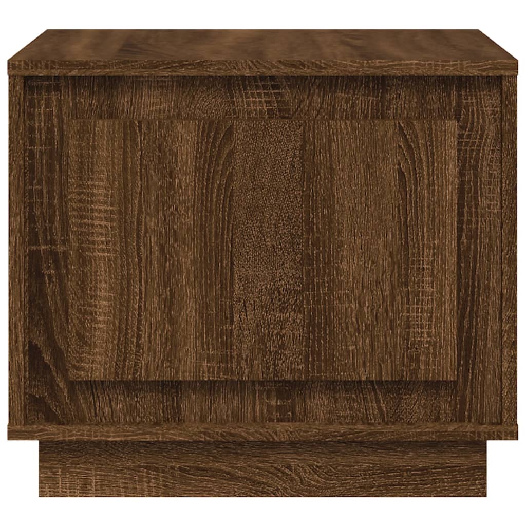 Coffee table, brown oak, 51x50x44 cm, processed wood