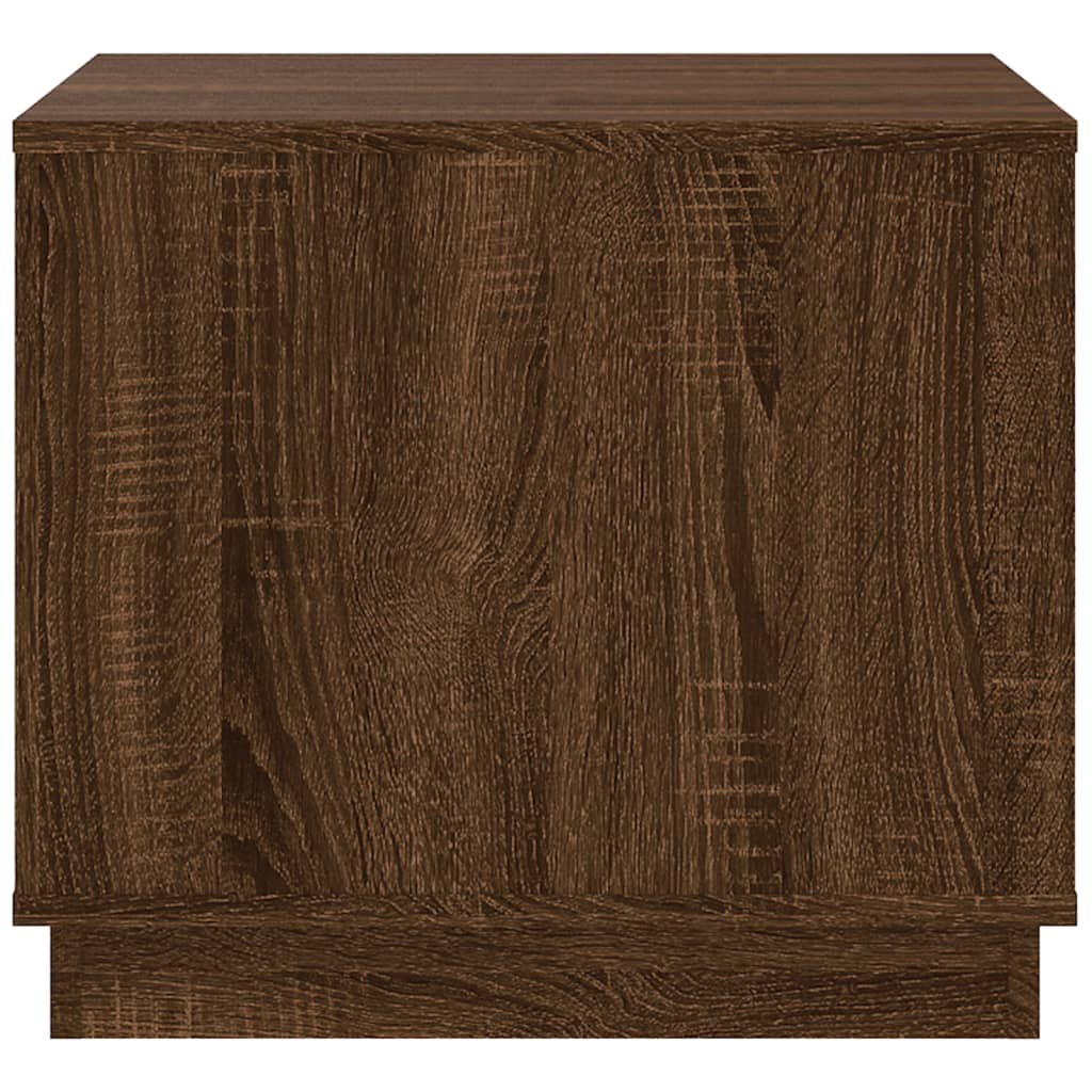 Coffee table, brown oak, 51x50x44 cm, processed wood