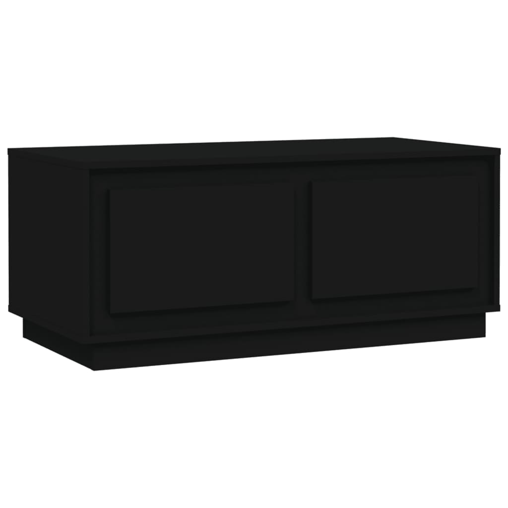 Coffee table, black, 102x50x44 cm, processed wood