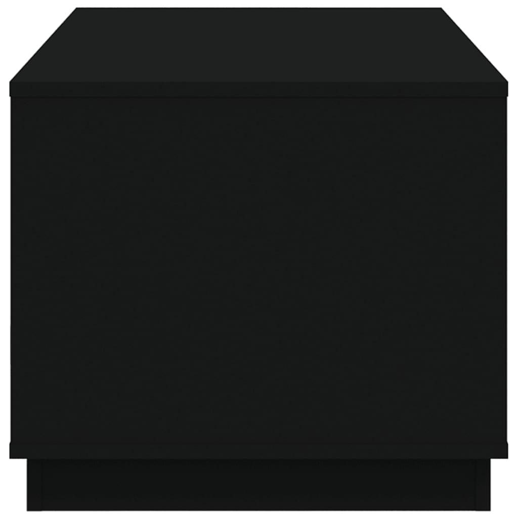 Coffee table, black, 102x50x44 cm, processed wood