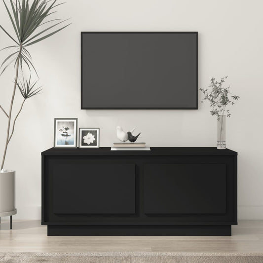 Coffee table, black, 102x50x44 cm, processed wood