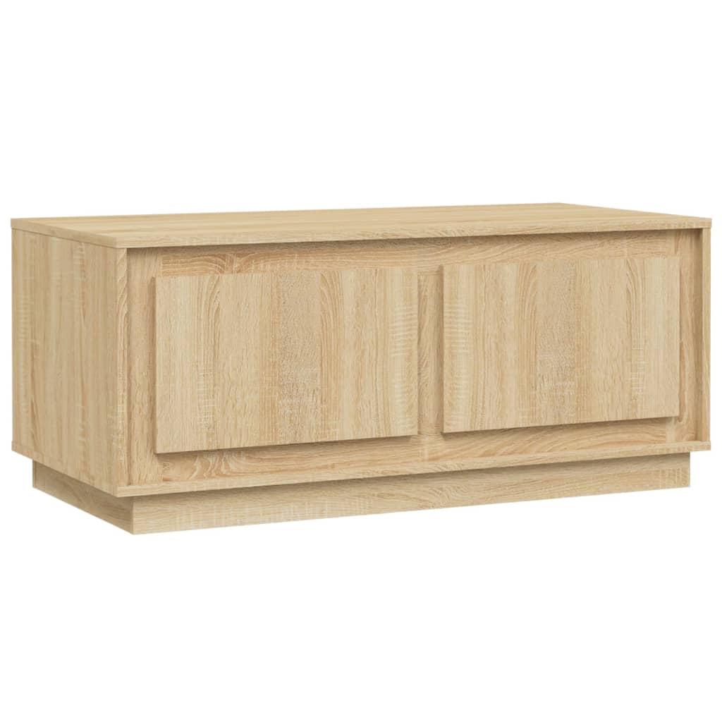 Coffee table, sonoma oak, 102x50x44 cm, processed wood