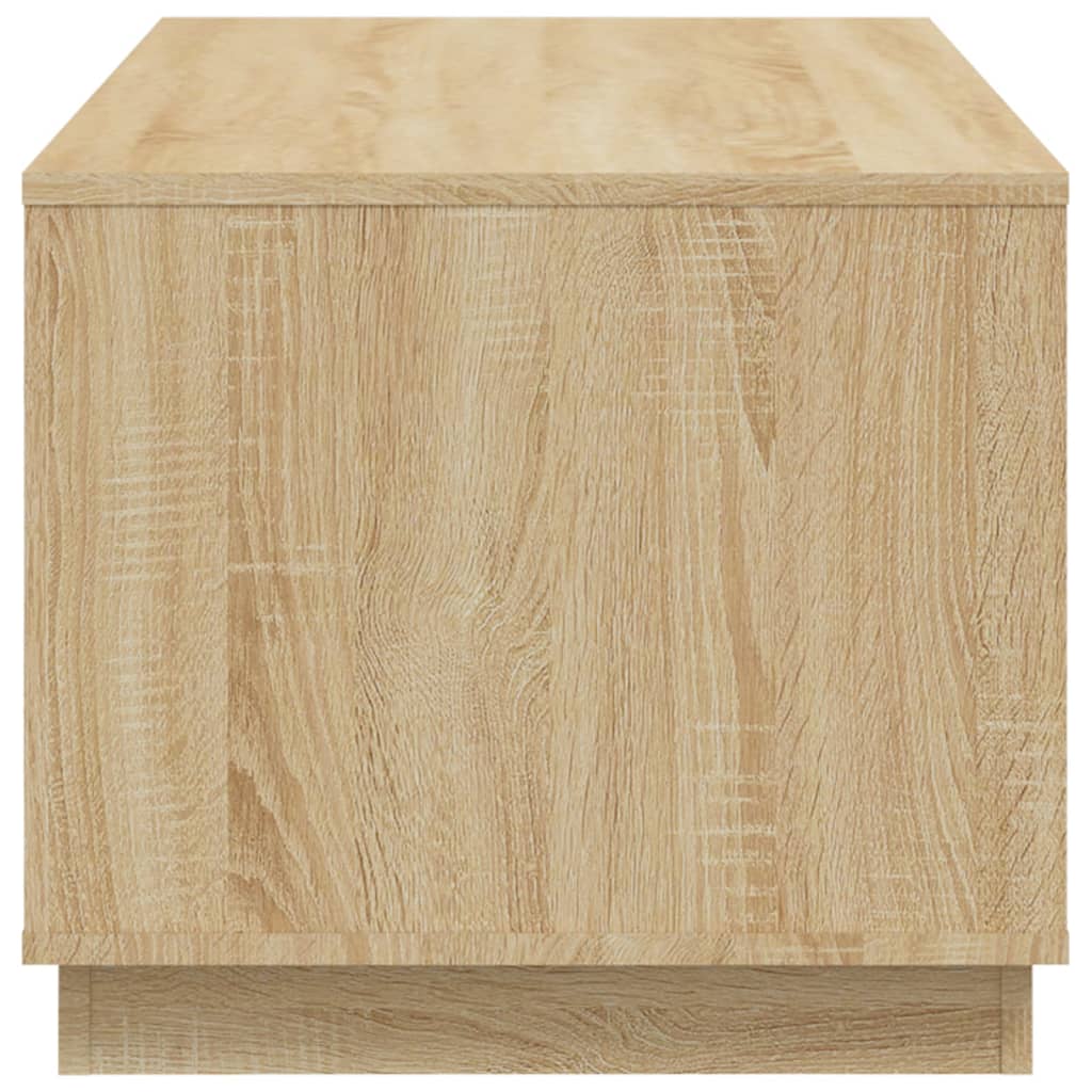 Coffee table, sonoma oak, 102x50x44 cm, processed wood