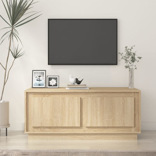 Coffee table, sonoma oak, 102x50x44 cm, processed wood