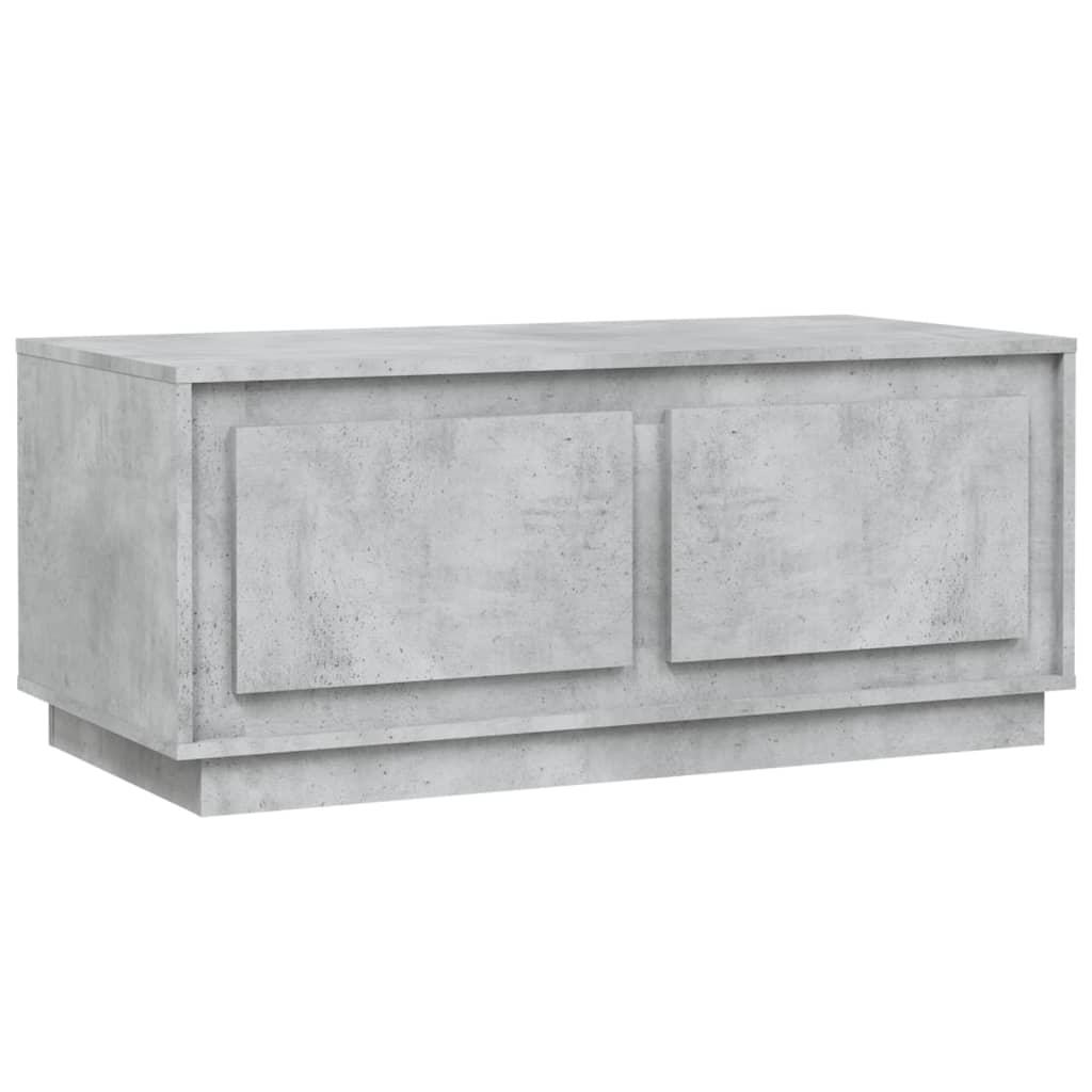 Coffee table, concrete gray, 102x50x44 cm, processed wood