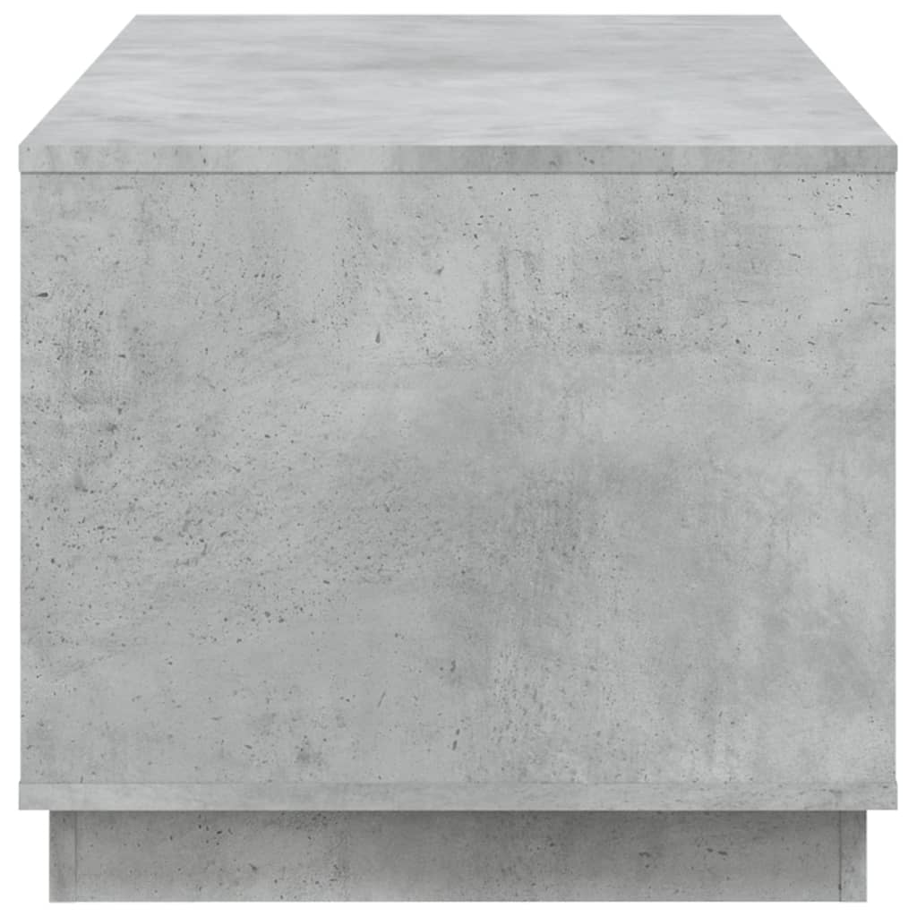 Coffee table, concrete gray, 102x50x44 cm, processed wood