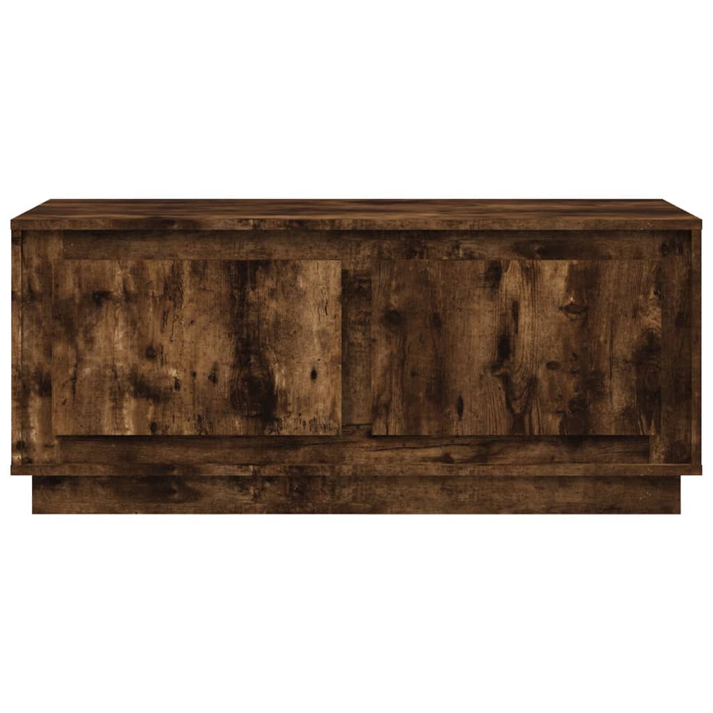 Coffee table, smoked oak, 102x50x44 cm, processed wood