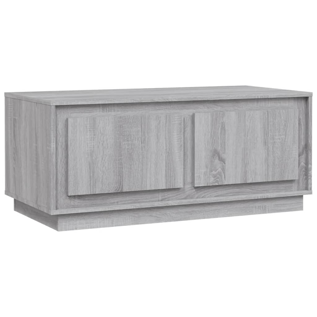 Coffee table, sonoma grey, 102x50x44 cm, processed wood