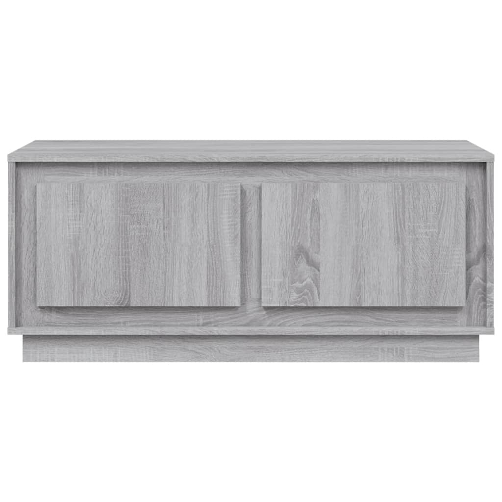 Coffee table, sonoma grey, 102x50x44 cm, processed wood